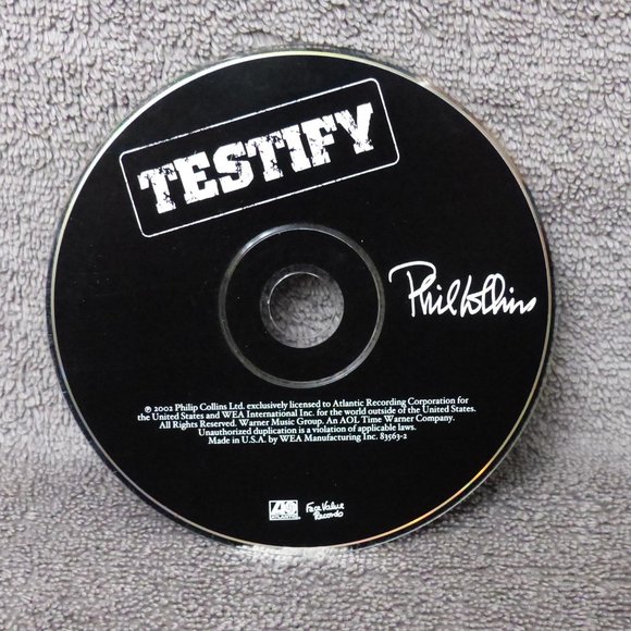 Phil Collins Testify Audio CD 2002 Atlantic Records Rock Pop - Picture 8 of 12